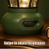 Retro Dimmable Cream White ABS Iron LED Camping Lantern Portable Tent Light for Glamping, Patio and Backyard with Type-C.