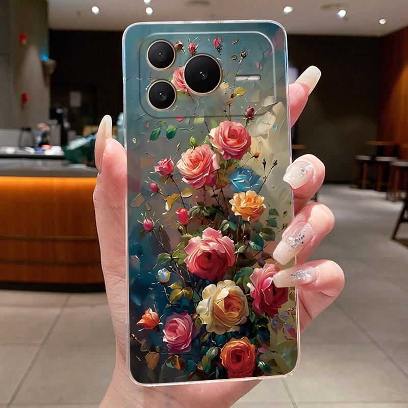 For Honor Power 2 Case Clear Cover Luxury Fashion Butterfly Flower Soft TPU Silicone Casing for Honor Power2 SER-AN00 Phone Case
