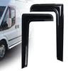 1 Pair Front Left & Right L Shape Wind Rain Sun Guard Deflectors for Ford Transit Mk6 Mk7 2000-2013 Awnings & Shelters Parts