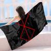 1pc Anime logo B-berserk Guts Microfiber Beach Towel Absorbent Quick dry Soft Yoga Swimming Resort Mountain Climbing Towel