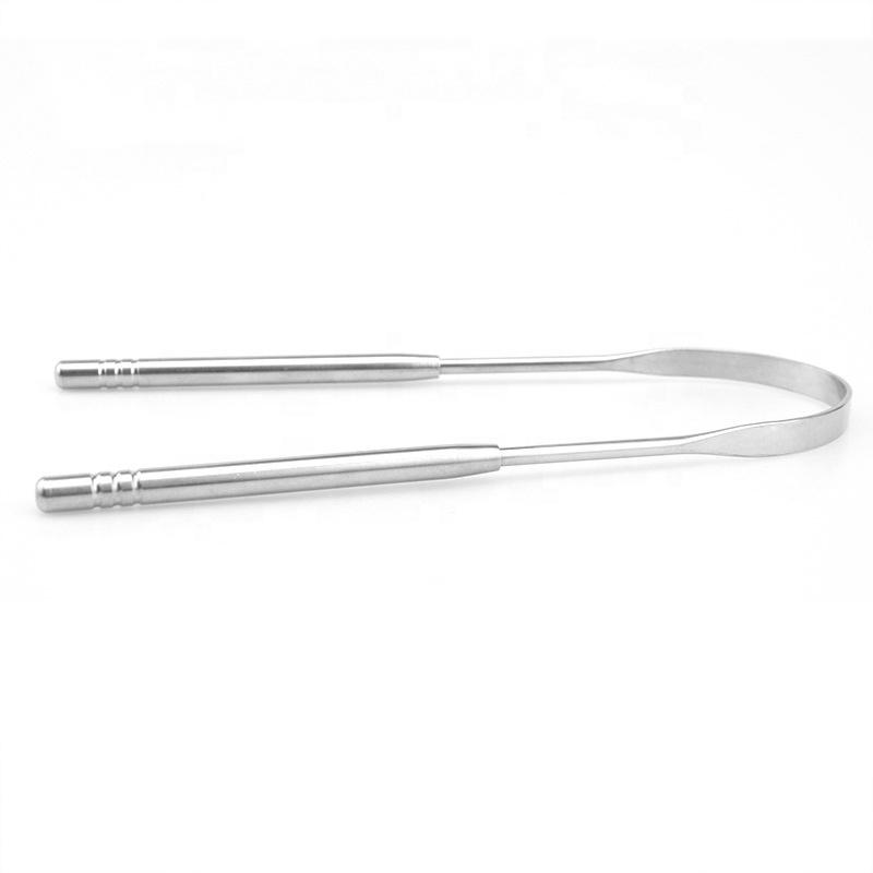 Professional Surgical Grade Stainless Steel Tongue Cleaners 304 Tongue Scraper