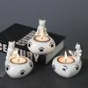 Popular Creative Scented Candle Cup Cute Cat Candle Holder Holiday Couple Ornament Ceramic Candle Holder