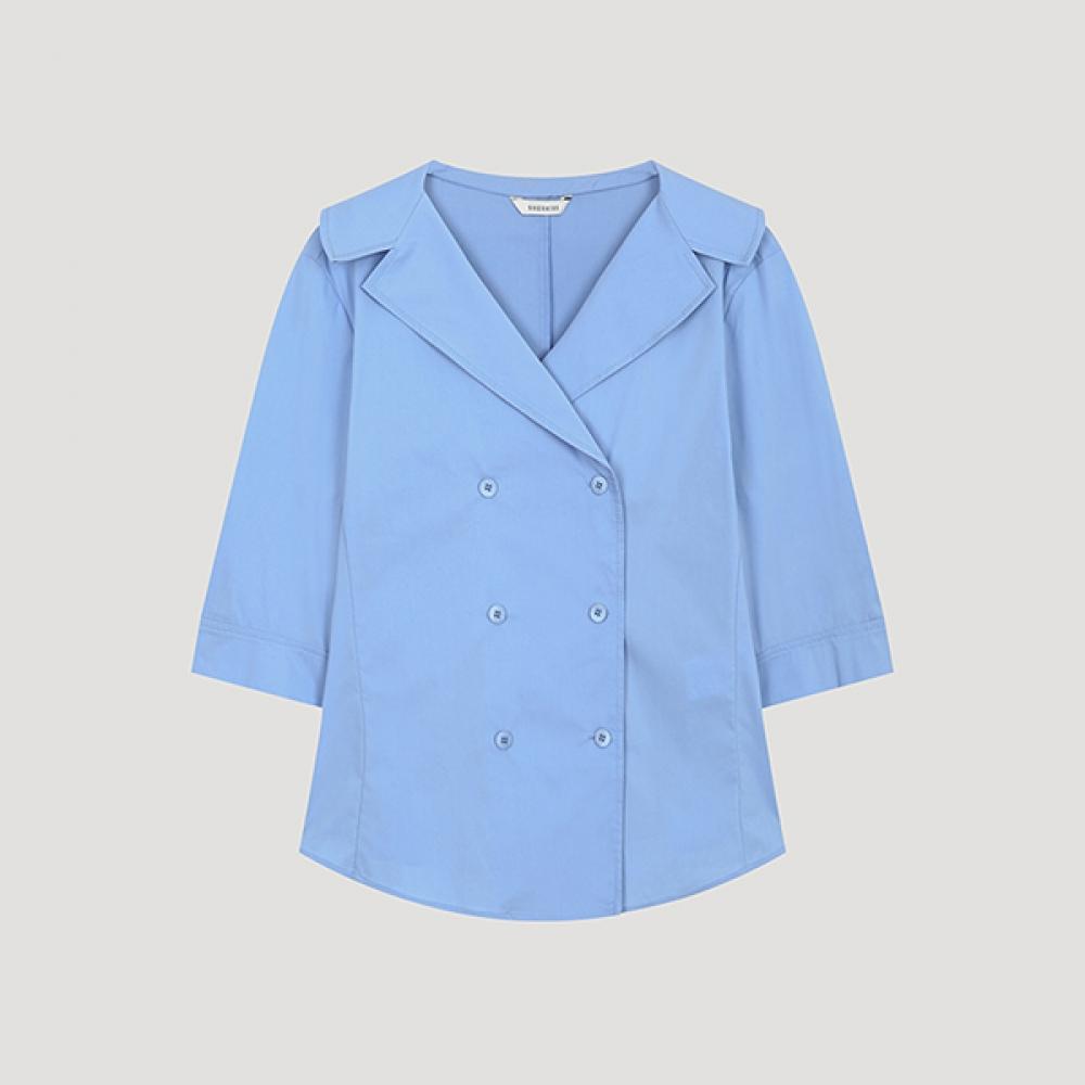 

She S miss Двойная рубашка с широким воротником SwwSto22070 Ll light blue/55