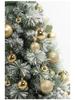 Festive 6CM Gold & 8CM Silver Christmas Balls - Shiny & Matte Hanging Tree Ornaments