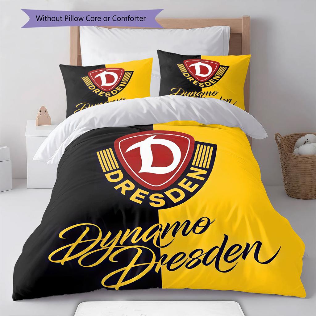 Dynamo Dresden Pattern Bedding,Quilt Set Quilt Cover Pillowcase Home Birthday Gift(1 * duvet cover + 2 * pillowcase, without core)