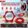 Bicycle Hub Center Lock to 6-Bolt Conversion Kit
