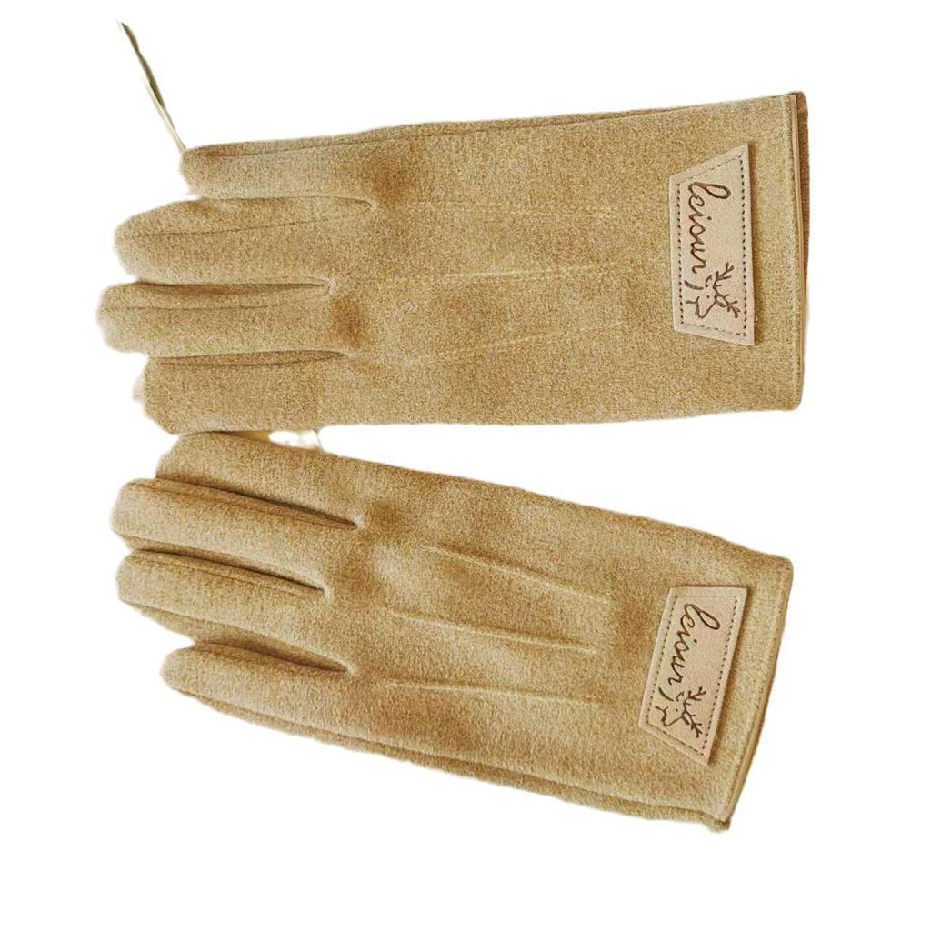 Men's New Style Windproof Fleece-Lined Touchscreen Cycling Gloves