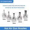 FORWARD Universal Hot Air Nozzle Steel Straight Cyclone Air Tip Fit 850 857DW HA01 Hot Air Rework Station BGA Repair Tool