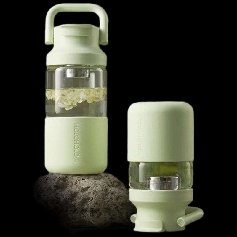 HOLOHOLO Borosilicate Tea Infuser Bottle