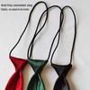 Solid Color Short Pullover with Cute Tie for Women & Children - Casual Uniform Accessory