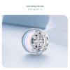 Silver Ziyun Moon Starburst DIY Bracelet Beads - S925 Sterling Silver, High-End, Light Luxury.