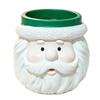Small Item Storage Holder Cute Santa Claus Resin Flowerpot, Decorative Christmas Desktop Creative Craft Planter, Hand Painted Container for