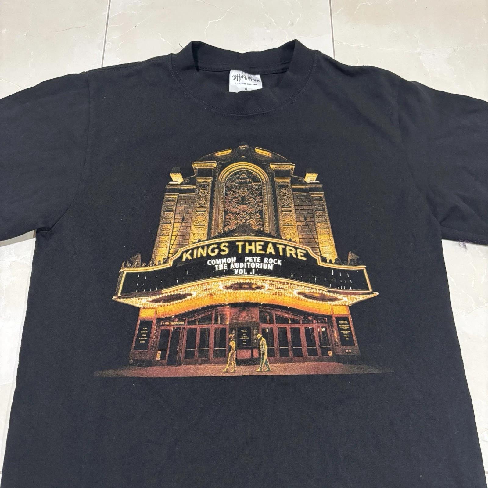 

Common Pete Rock Band T Shirt Rap Hip Hop 90s Y2K Black Graphic Men’s S Kings L