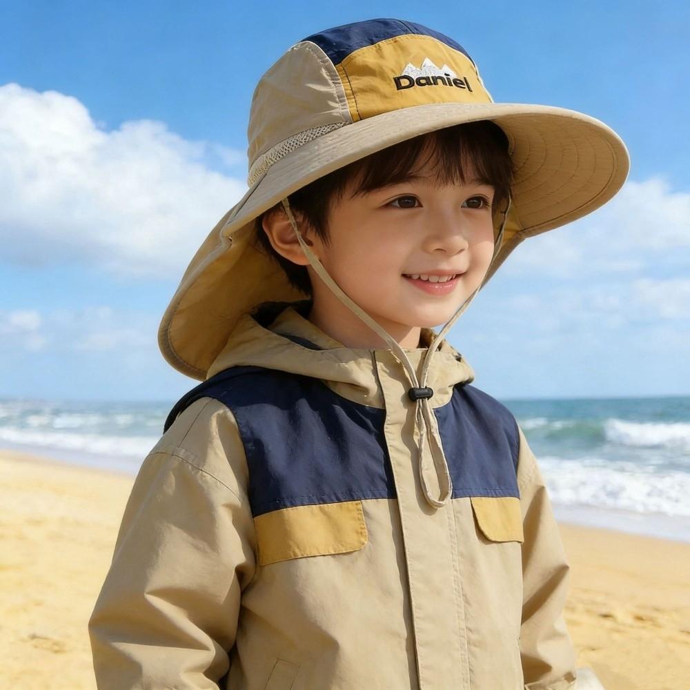Wide Brim Outdoor Sports Hat Quick Dry Fishing Bucket Hat New Jungle Hiking Cap for Boys Girls