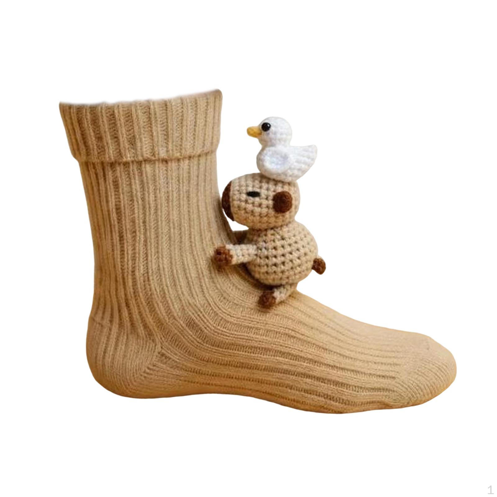 

Animal Socks ,Soft ,Collection for Women Winter Stocking Birthday Gifts Duck