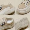Spring White Shoes New Ins Female Student Height Increasing Sports Board Shoes Fashionable Casual Shoes