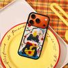 Cartoon Gold Embossed Cat iPhone 14/13/Pro Max Case Anti-Fall