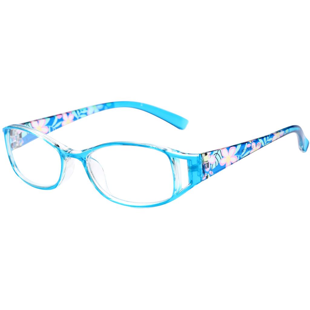 2pcs Men And Women's Anti-Blue Light Reading Glasses Reading Glasses Floral Pattern Reading Glasses Hollow Out Temple +1.0~+4.