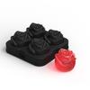 Silicone Ice Cube Mold Tray 3D Rose Flower Shape Ice Chocolate Pudding Candy Mold Non-Stick Food Grade Beverage Mold
