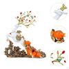 Deer Figurine Desktop Holder for Wine Bottles And Centerpiece