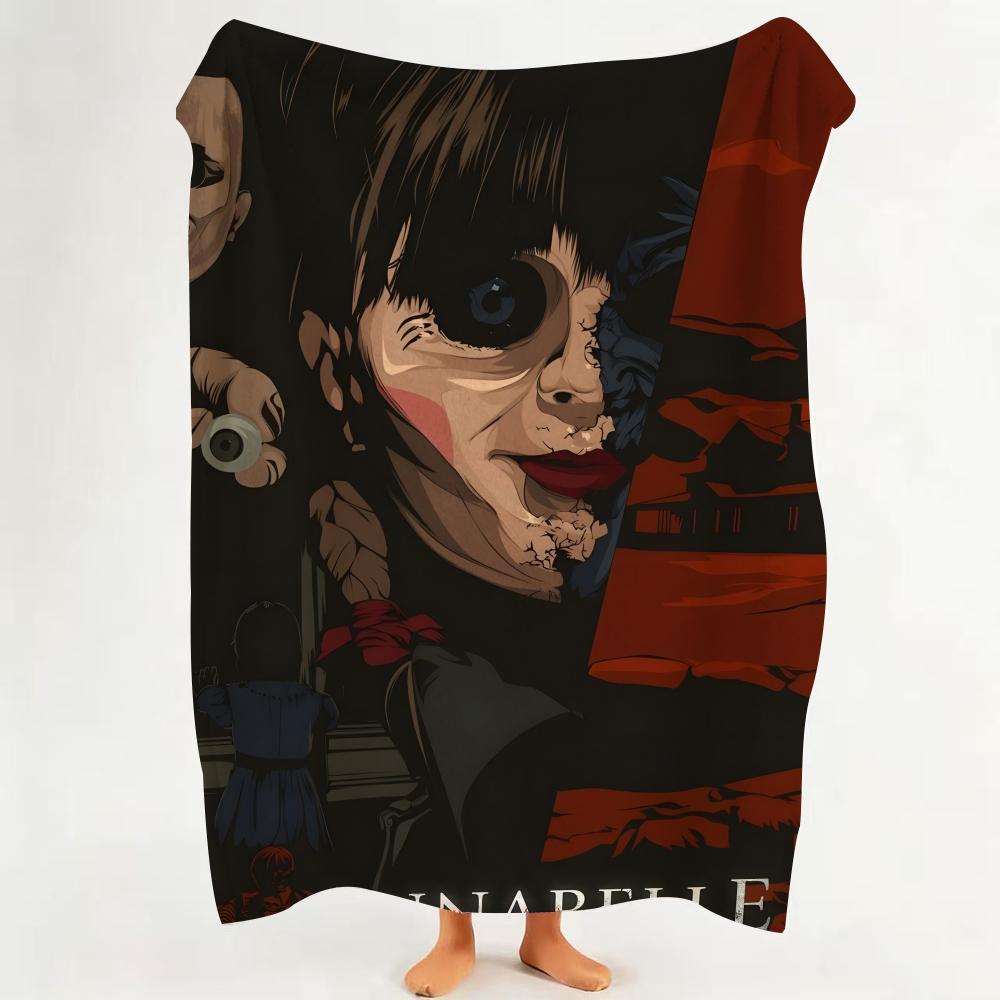 

Movie A Annabelle Flannel Blanket Suitable for Sofa Living Room Bedroom 75cmx90cm