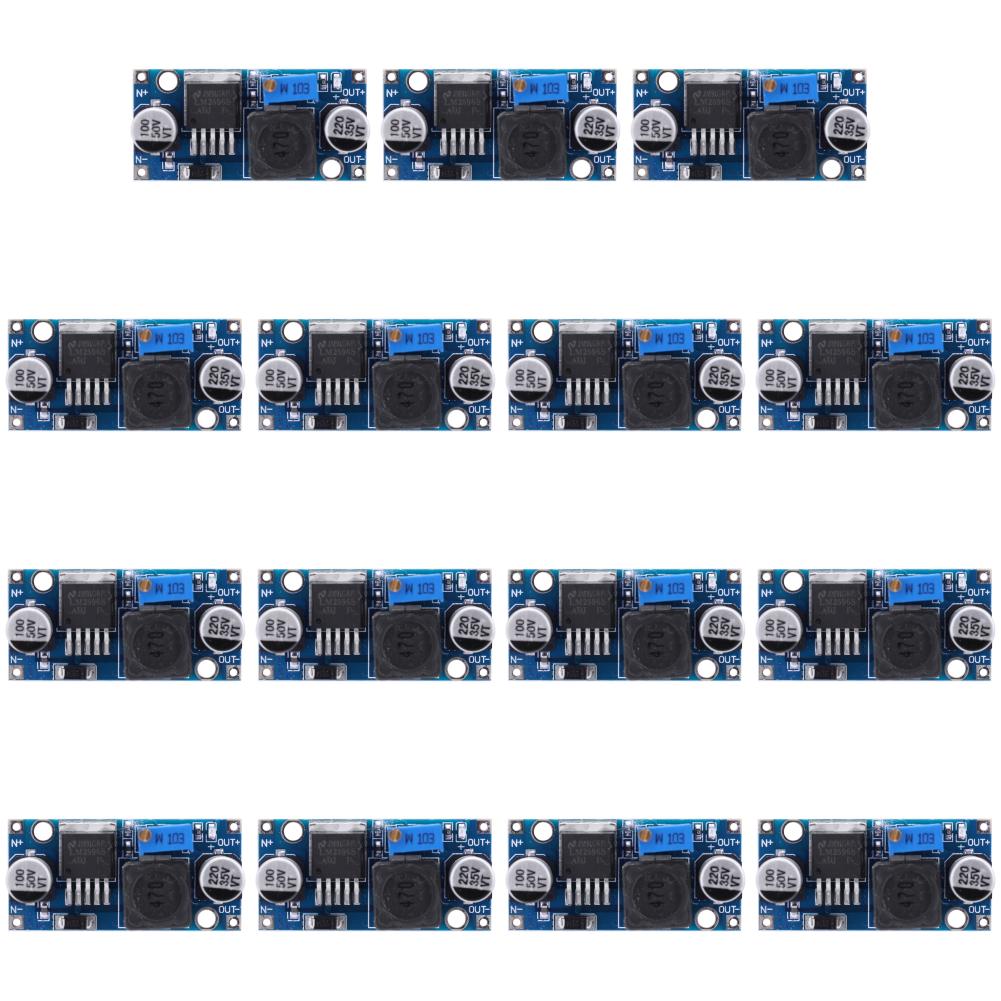 20-4PCS LM2596S DC-DC Step Down Power Supply Module 3A Adjustable Step-down Module Converter Voltage Regulator 3.2V-46V