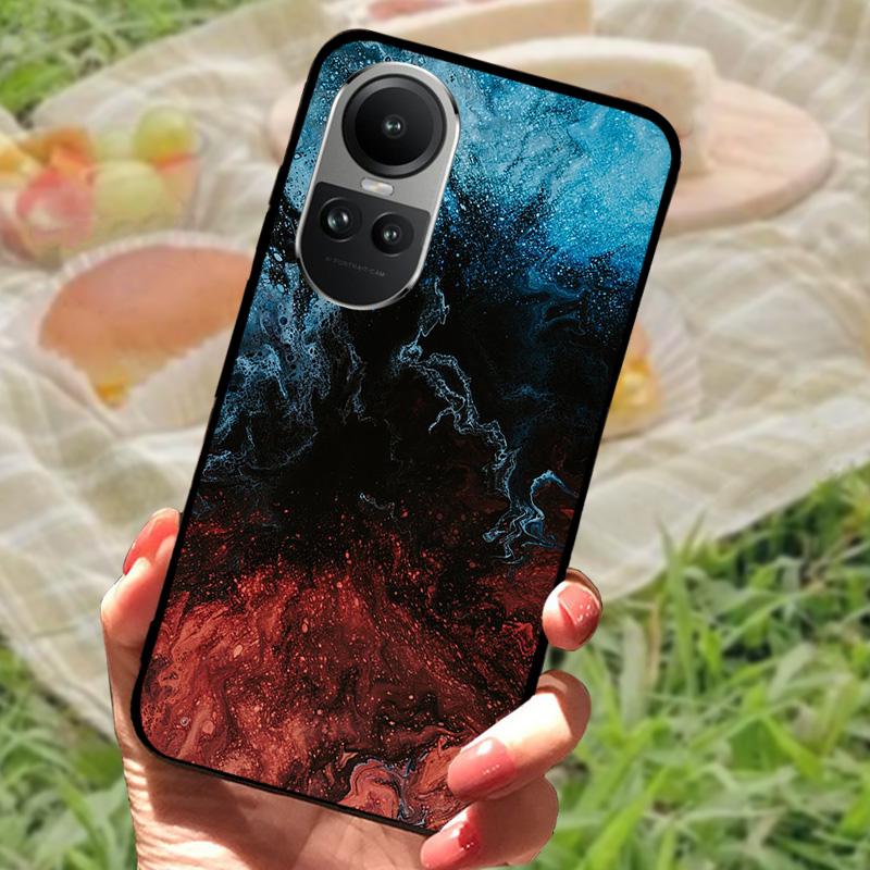 Para OPPO Reno 10 5G Reno 10 Pro 5G Capa de Celular Cool Fashion Capa de Celular Macia de Silicone Carcaças Para-choque Para Reno10 Reno10 Pro 5G Funda