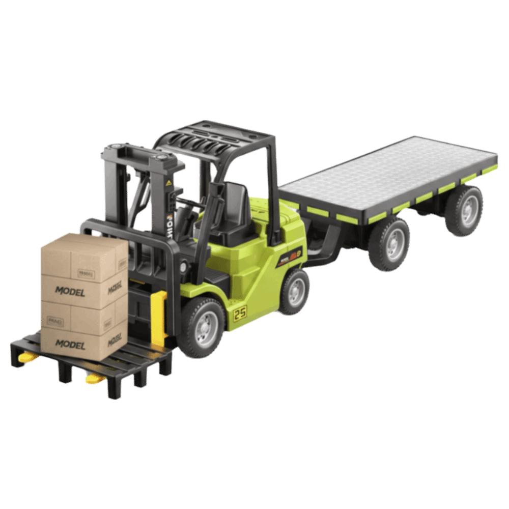 2.4G Hz Remote Control Forklift 1:64 Scale Engineering Truck RC Excavator Festival Gifts