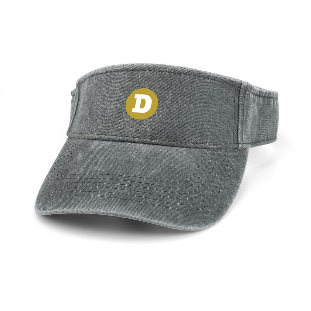 Criptovaluta Dogecoin Cappello da Cowboy unisex da Donna Sport Tennis Golf Cappelli con Visiera Parasole Top Aperto Cappello Personalizzato