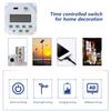 Digital Timer Switches 7 Day Programmable Timer Relays Digital Timer Switches Electronic Timers for Appliances Enduring