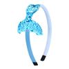 Mermaid Headbands for Girls Fish Tail Hair Band for Women White Headbands Seashell Ocean Mermaid Party Decorations Gifts