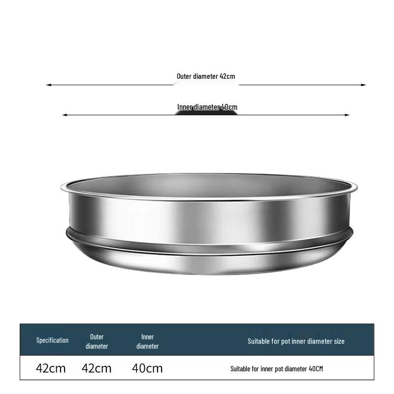 Xihe Stainless Steel High-Arch Steamer Lid
