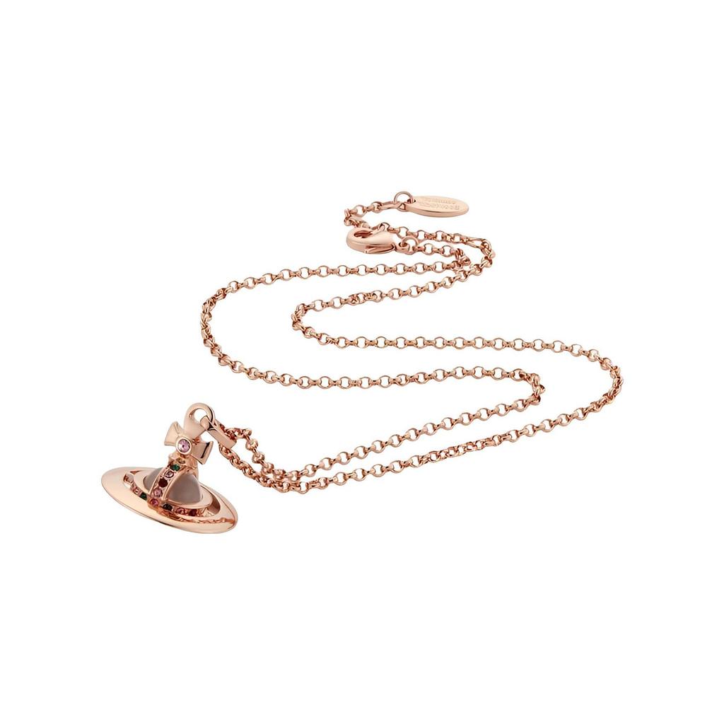 VIVIENNE WESTWOOD Small Saturn Pendant Women Jewelry Rose-Gold 63020098G002G002