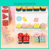 Wooden Geometric Shape Sorting Stacking Early Education Toy For Toddlers Color Recognition And Cognitive Development