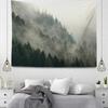 Home Wall Decoration Tapestry Mountain Fog Forest Background Hanging Cloth Office Living Room Tapestry
