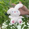 Adorable Plush Bunny And Bear Keychain Pendant With Soft Short Fur For Accessories Cute