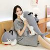 Creative Shark Dog Plush Toy With Soft Pp Cotton Filling For Kids Sleep Pillow Gift