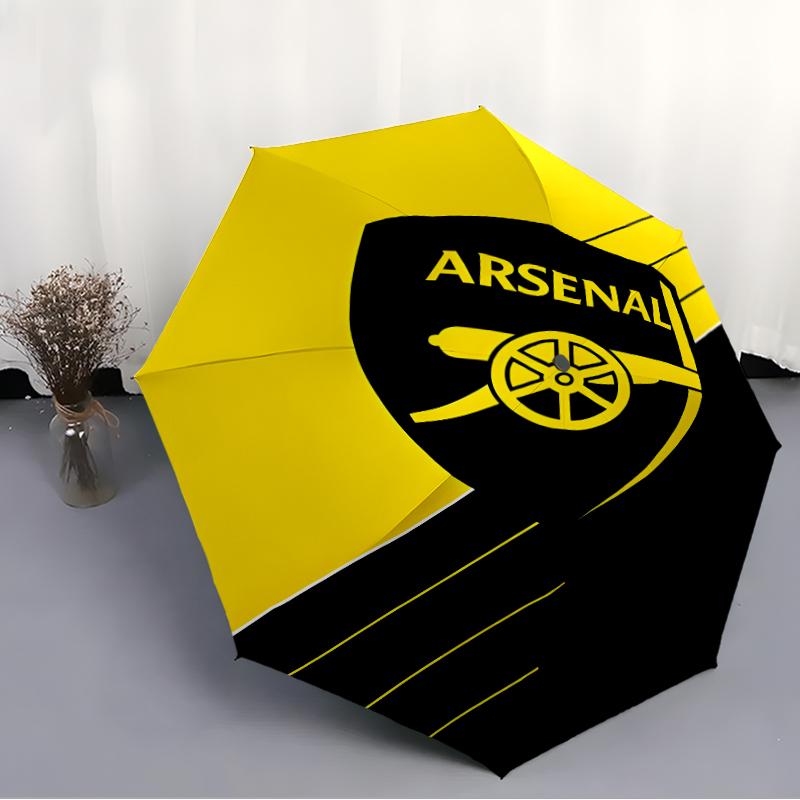 1pc A-Arsenal4 Umbrella, Sun Protection, And UV Shielding. It Has Eight Sturdy Ribs for Outdoor Use And Perfect As a Holiday Gift