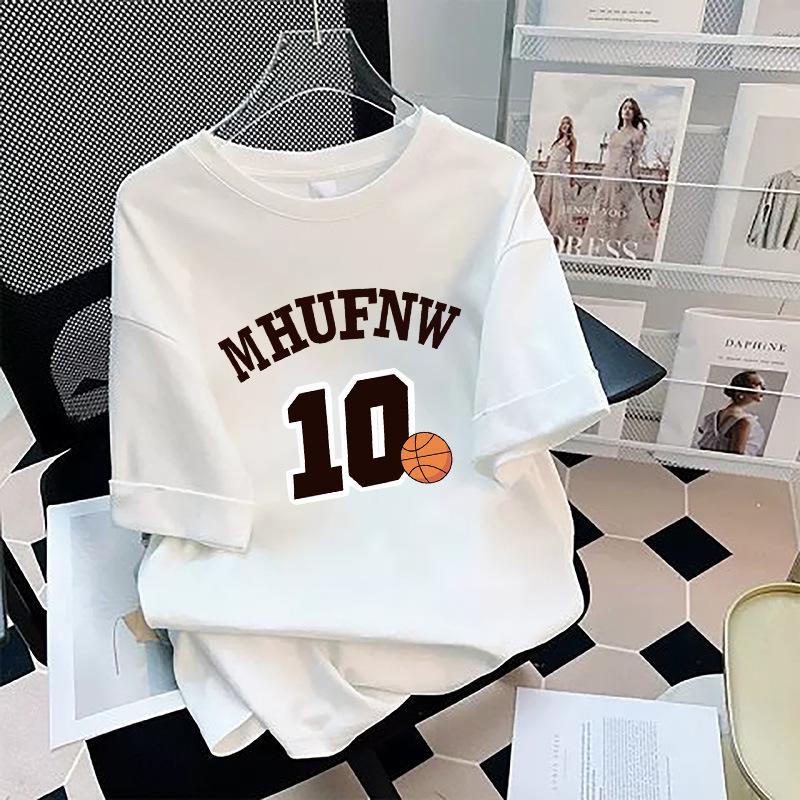 GMXIA Damenmode, lässig, Sommer, kurzärmelig, O-Ausschnitt, Blusen und Hemden