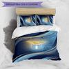 Set Biancheria da Letto 3 Pezzi Stampato Lazio FC Traspirante Copripiumino con Federe Biancheria da Letto Decorativa per Camera da Letto Casa