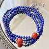 Retro Natural Lapis Lazuli Multi-Circle Design Bracelet Bracelet.