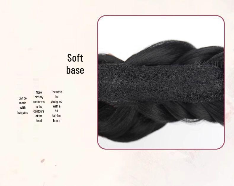 Hanfu Lazy Bun Wig - Ju Jingyi Inspired Tang Dynasty Hair Accessory