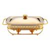 ZISIZ Rectangular Glass Chafing Dish