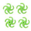 4Pcs Archery Bow String Stabilizer Rubber Recurve Compound Bow Bowstring Silencer Shock Dampener Green