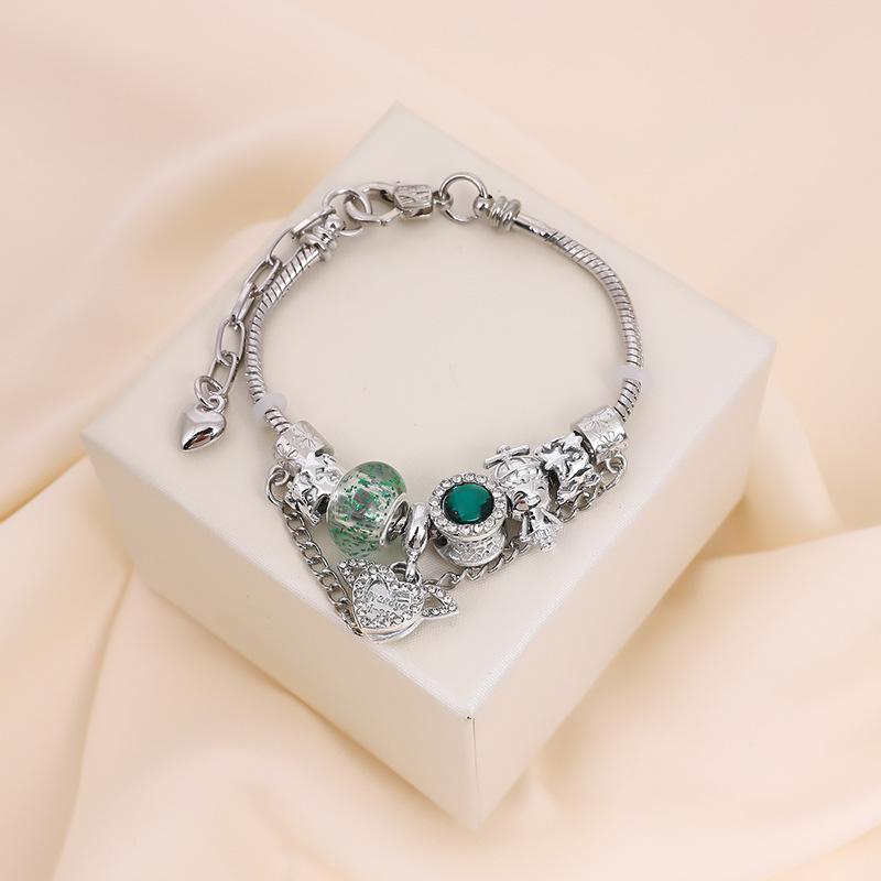 Panjia Ängelvinge DIY Avtagbart Armband – Justerbart Armband i Ins-stil