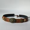 Enthic Hat Accessories Leather Belt For Hat Band Cowboy Hat Decoration Rivet Belt Straw Hat Band Bohemia Hat Accessory