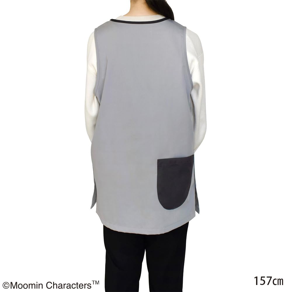 Saint Ladies Moomin Free Size Apron, Gray, ST-IM0063, (M-L)