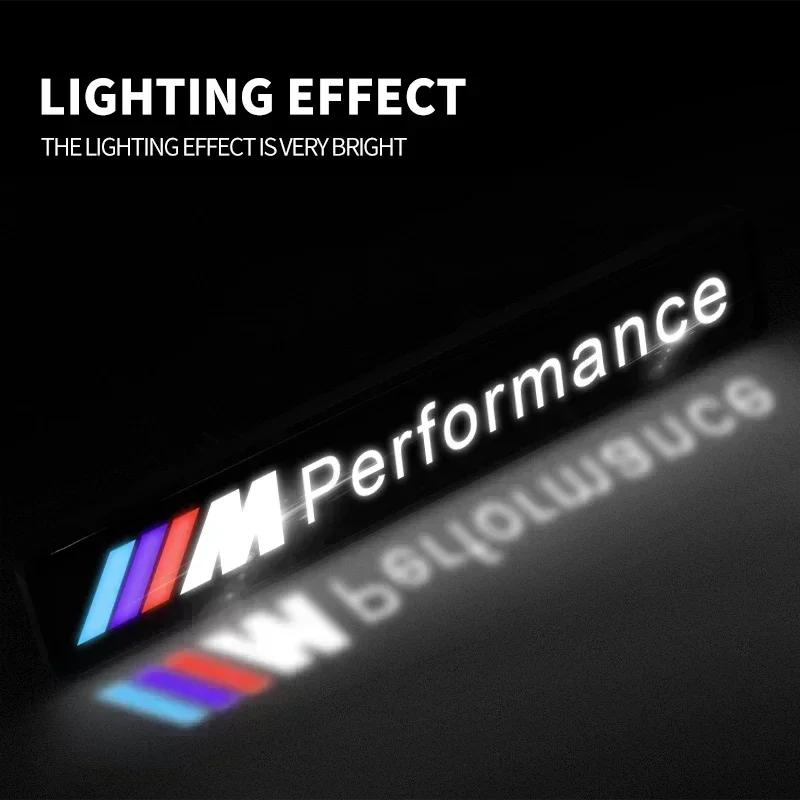 E90 LED קליפס רשת אמצעית אור אזהרה לריצת יום אביזרי רכב עבור BMW M M3 M5 M6 X3 E46 E90 E39 F10 F20 F30 G20 E60 E36 E