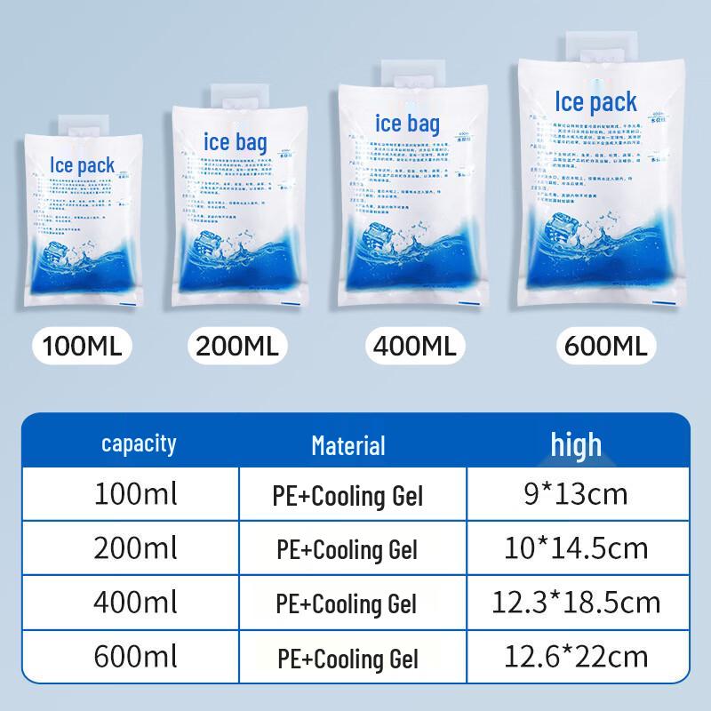 Disposable Reusable Water-Fillable Ice Pack