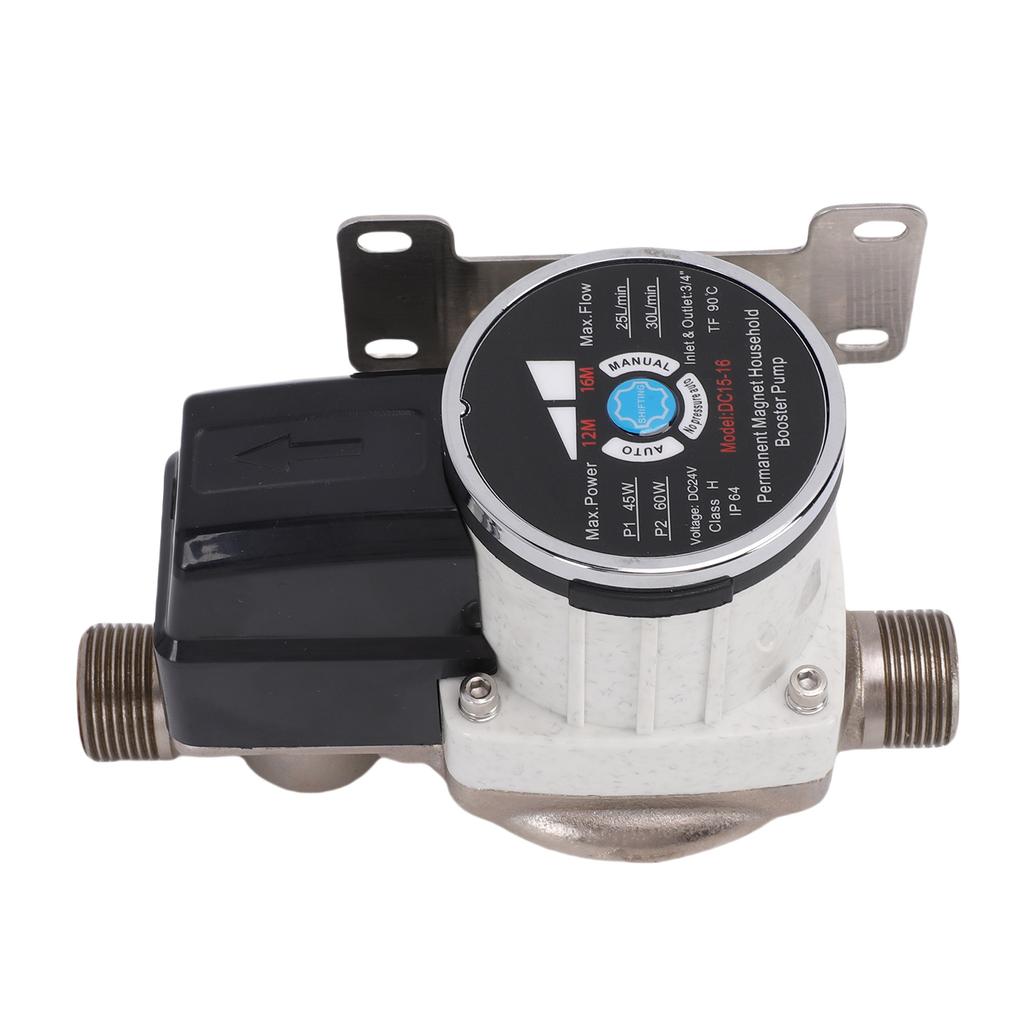 Smart Shower Water Pressure Booster Pump 475.5GPH 60W 36.2PSI Energy Saving for Home 3 4 NPT Interface Manual Automatic